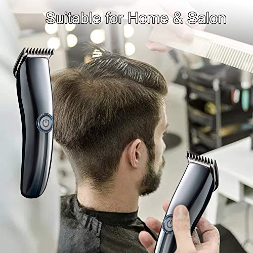 Sunbaca Kit de aparador de cabelo elétrico Aparador de pêlos sem fio com pentes de guia Suporte para