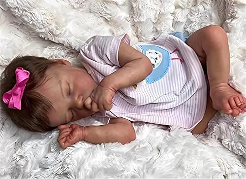 Muñeca Reborn Realista de 18 Pulgadas para Niñas 3+ miniatura 4