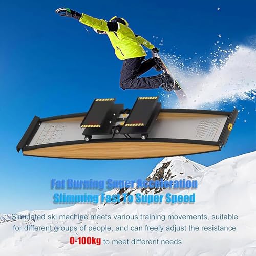 Máquina portátil de ski para entrenamiento de piernas miniatura 2