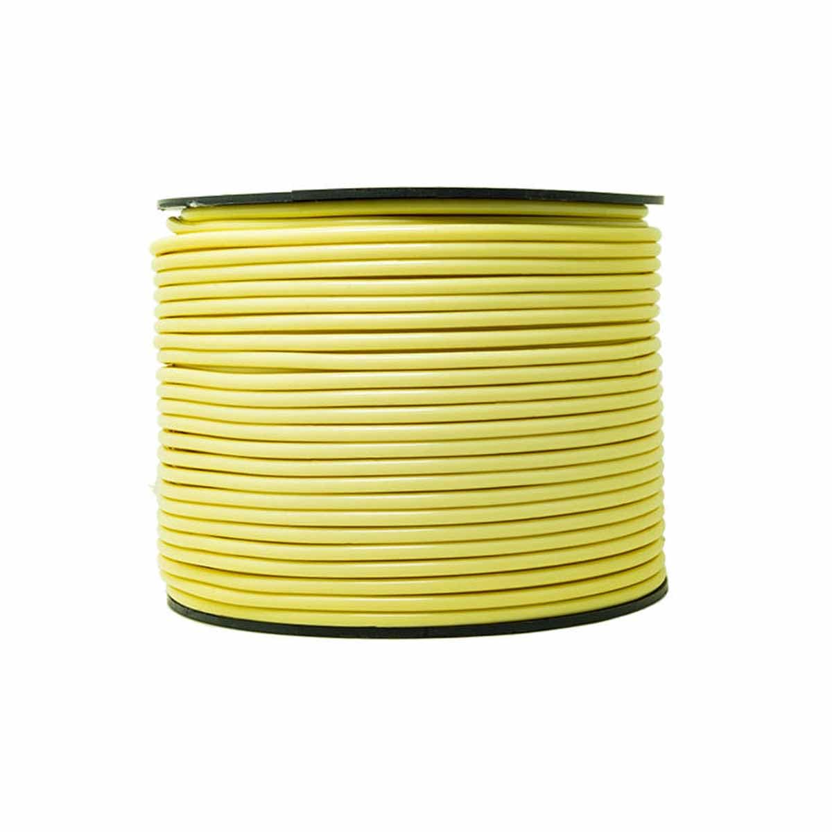Pxamortel Light Yellow Pvc Welding Round Rod Wire Pvc Welding Wire Plastic Rods For Office Buildings 4Mm 100M Multicolor(Light Yellow)