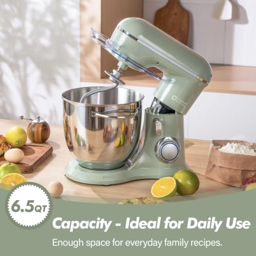 Kitchen in the box 6.5QT Stand Mixer,10-Speed Stainless Steel Bowl (Green) - Image 2
