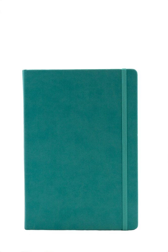 Collins Legacy A5 Hard Cover Notebook, 240 80gsm Ruled Pages - Teal Cover