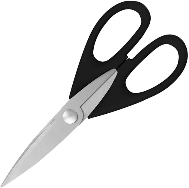 Scissors Kitchen Heavy Duty Sharp Paper Scissors with Stainless Steel Blade/Plastic Handle Multi-Purpose Utility Kitchen Scissors Shears
