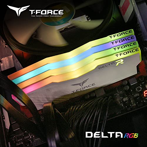 TEAMGROUP T-Force Delta RGB DDR4 16GB (2x8GB) 3600MHz Desktop