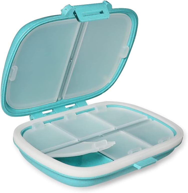 MOLN HYMY Cute Weekly Pill Box 7 Day, Heart Shaped Pill