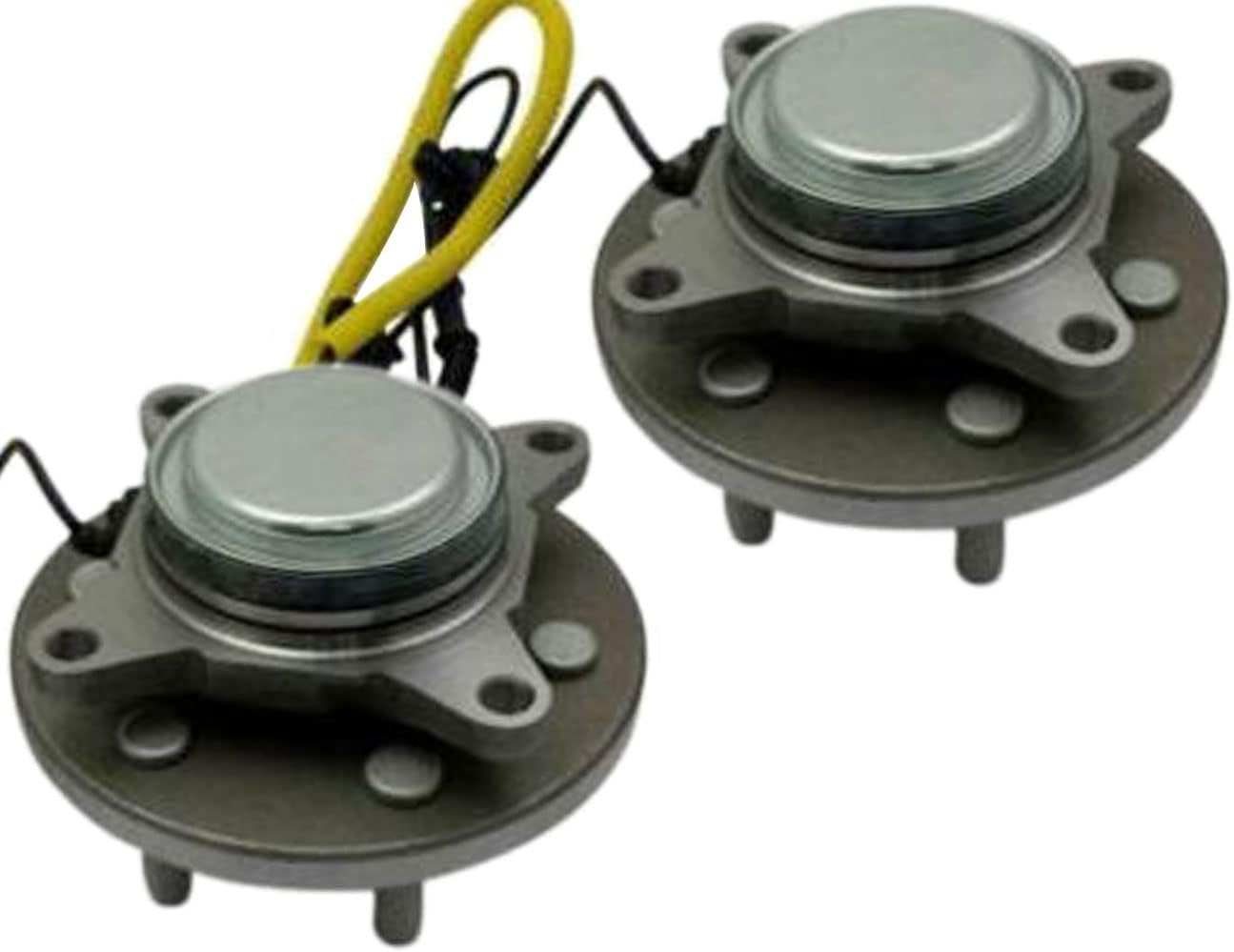 515176 2WD Front Wheel Bearing Hub Assembly with 6 Lugs Replacement for 2018-2020 Ford Expedition, 2018-2020 Ford F150, 2018-2020 Lincoln Navigator Low-Runout Wheel Bearing RWD w/ABS 2 PC