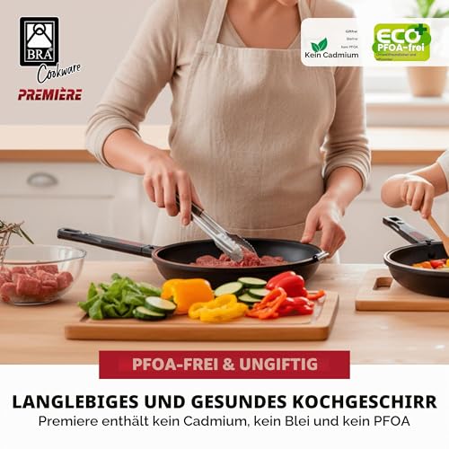 Foto von BRA Dupla Premiere | Doppelte Kartoffel-Omelett-Bratpfanne 20 cm