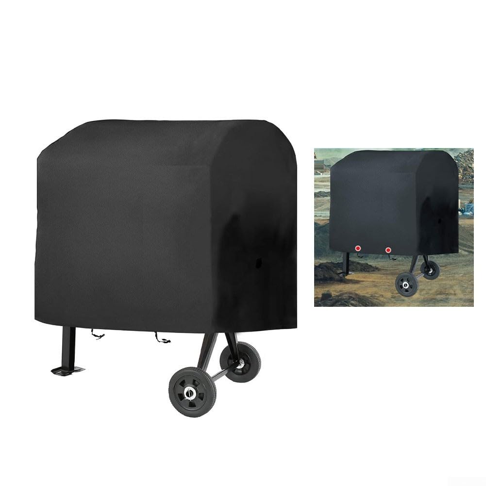 Funda para mezclador de hormigón Oxford 600D, impermeable, a prueba de polvo, funda protectora para mezclador de cemento al aire libre con correas de hebilla para protección contra la