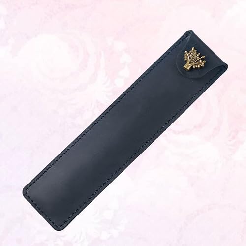 Miniatura 7 de NUOBESTY Funda de cuero para bolígrafo Soporte para pluma individual Estuche para pluma estilográfica, funda suave para bolígrafo, suministros de