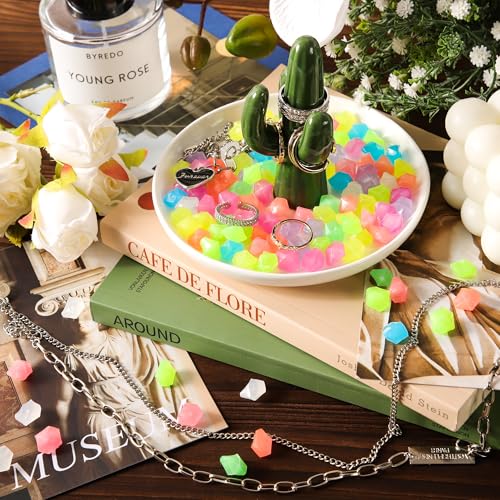 Image of 750 PCS Diamond Glow Rocks Mixed Color Luminous Stones Aquarium Fish Tank | OSOPOLA Diamondshaped Mixed Color Glow Rocks Luminous Pebbles For Aquarium Fish Tank FD05MX750C