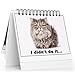 Cat Lover Gifts for Women - Funny Desk Signs & Office Decor | MoodyCards with Cat Memes | Ideal Coworker & Funny Gifts for Colleagues | Cool Desk Accessories for Office, Home & Cubicle