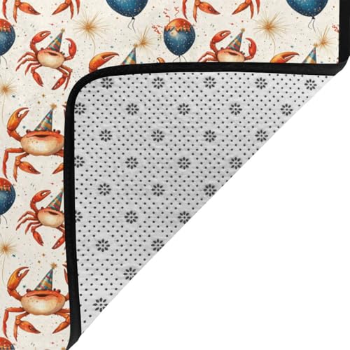 Tapis de salon antidérapant grand format sécurisé