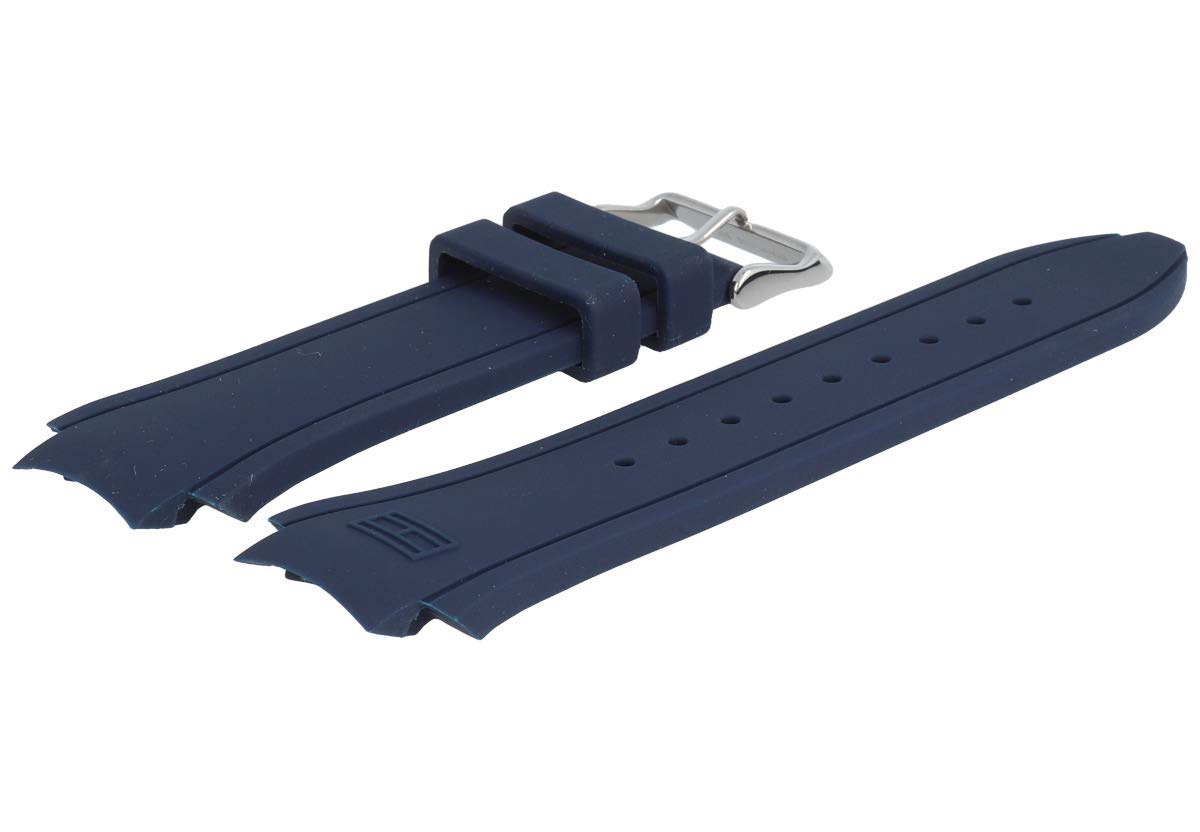Tommy Hilfiger 679301452 - Correa para reloj (19 mm, plástico), color azul