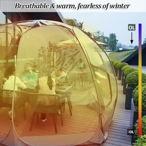 Pop Up Bubble Tent para 1 persona color gris miniatura 2