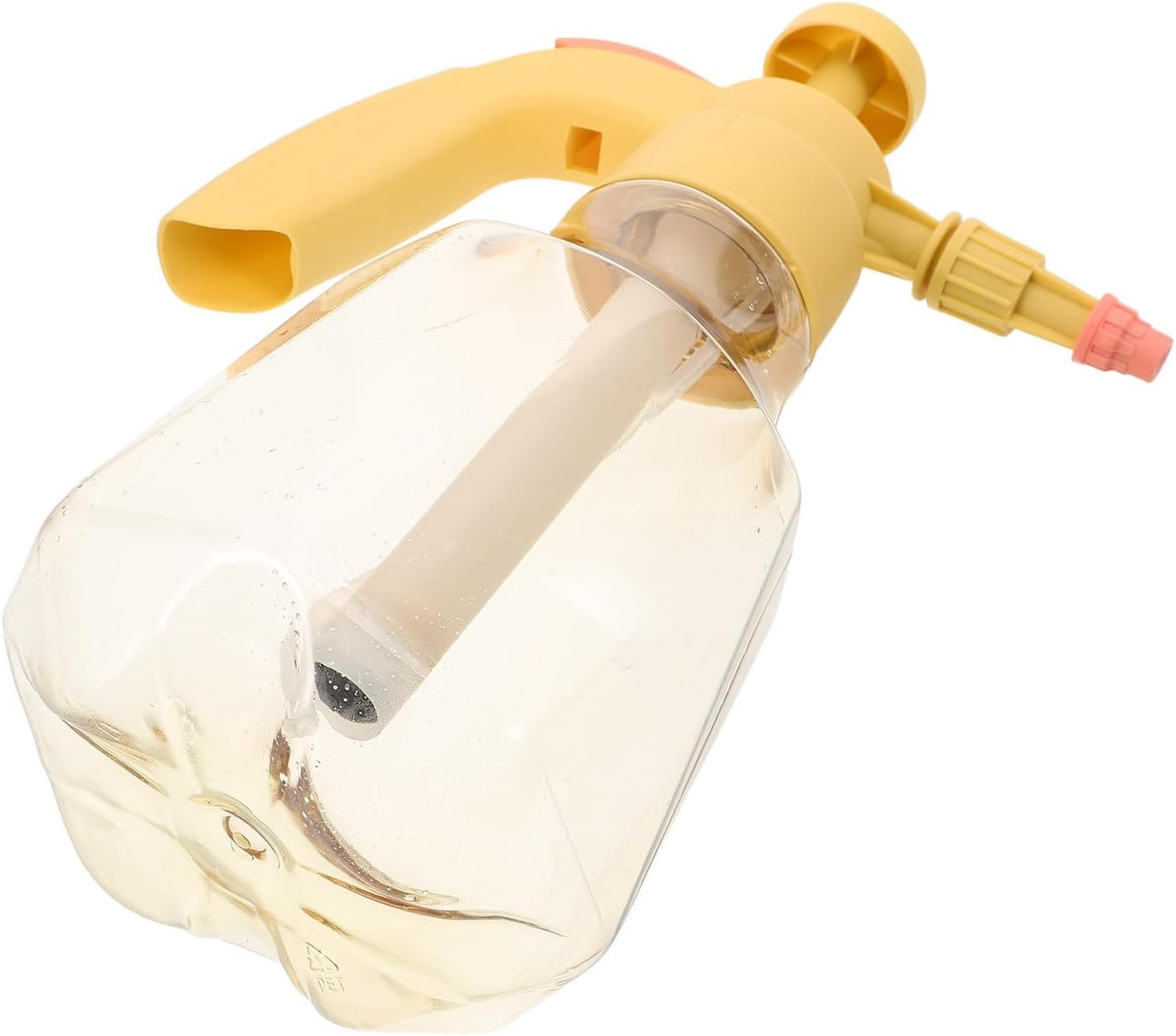 Handheld Nozzle Pet Plastic 1.5l Adjustable Mister Bird | Yellow Ergonomic Design, Portable Lightweight Build, Indoor Cleaning for Macaws and Conures