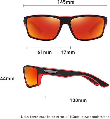 Miniatura 4 de Lentes de sol polarizados de lectura cuadrados para mujeres y hombres, marco deportivo ligero, protección UV, lupa de pesca