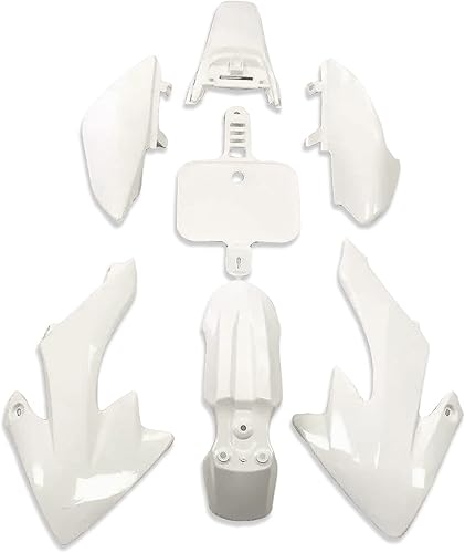 Kit de estructura de carenado de plástico, blanca, para motocicleta Honda XR50 CRF 50 125cc