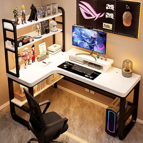 GSSBDM L���f�X�N�p�\�R���f�X�N �Q�[�~���O�f�X�N �׋��� ���C�ޓV�� ����2.5cm �f�X�N�g�b�v���[�I�t�� �w�K�f�X�N pc�f�X�N L���^�f�X�N�f�U�C�� �ꕔ�Ɏ��[�X�y�[�X�t�� U�����e�r ���ω׏d �����[ ���E�I�ׂ郌�C�A�E�g �w�K�� �ݑ�Ζ�