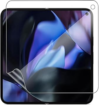 For Google Pixel 9 Pro Fold Film, Pixel 9 Pro Fold Full Protective Film, Non-Glass, High Transmittance, Shockproof, Fingerprint, Ultra Thin, Google Pixel9 Pro Fold TPU Protective Film, Bubble
