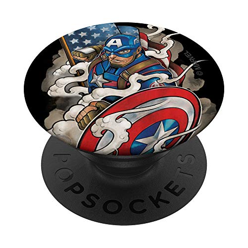 Marvel Captain America Steve Rogers Popsockets Popgrip: Swappable Grip For Phones & Tablets #TOP13