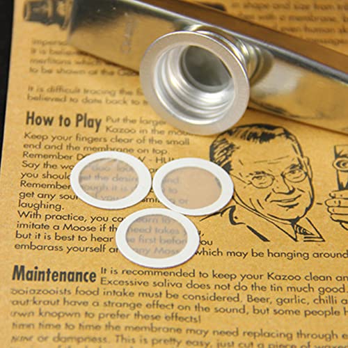 caigou 10 pièces Kazoo diaphragmes flûte diaphragmes Kazoo Membrane plastique Instruments de musique accessoires - Les Beatles, Paul McCartney, John Lennon, RIngo Starr, George Harrison caigou 10 pièces Kazoo diaphragmes flûte diaphragmes Kazoo Membrane plastique Instruments de musique accessoires – Image 8