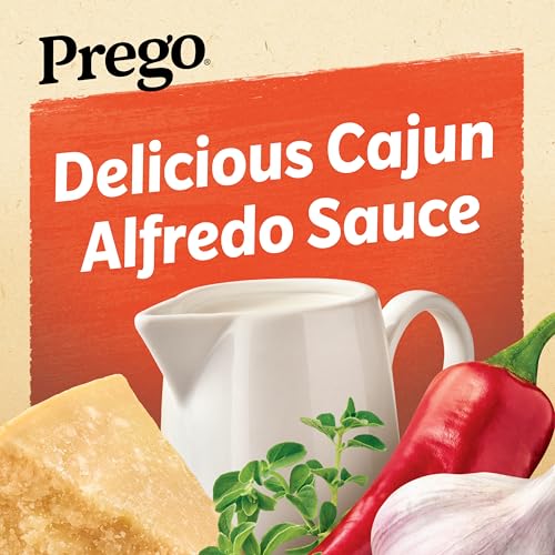 Image of Prego Cajun Alfredo Pasta Sauce, 14.5 oz Jar