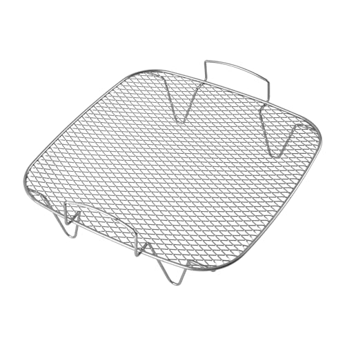 9.37 inch Air Fryer Rack Compatible for Gourmia GAF858,Stainless Steel Accessories for 8 to 12QT Air Fryer