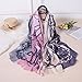 Produktbild WDOPZMQ Multifunktions-Schal, Multi Color, Strand-Schal Damenmode Schal Schal-Verpackung Silk Mischung Elegantes, weicht, Mamma-Geschenk (Color : Q)