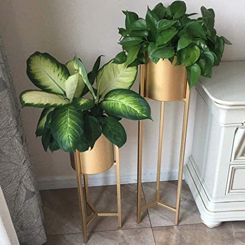 Support pot de fleurs YangRy doré 60cm pour optimiser vos espaces
