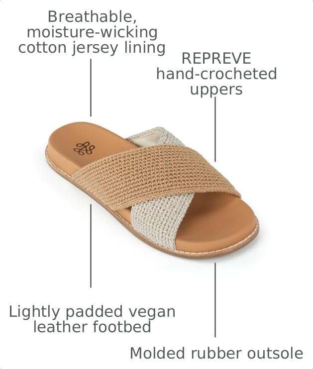 Image of The Sak Penelope Slide Sandals - Women's Flat Slides, Soft Cushion Sole