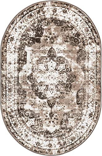 image for Unique Loom Sofia Collection Area Rug - Salle Garnier (4' 1