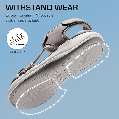 DREAM PAIRS Women's Sandals Open Toe Lightweight Summer Shoes Walking Casual Outdoor3