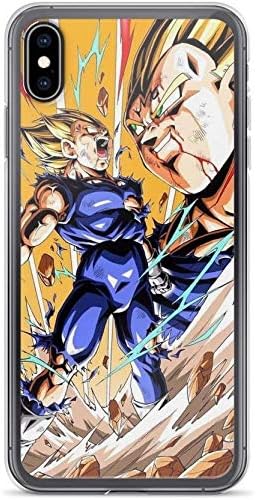 Crazy Caa Compatible with iPhone Case Vegeta Dragon Ball Z Pure Clear Phone Cases Cover (12/12 Pro.)