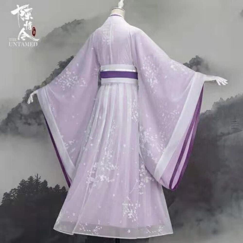 Chińska sukienka Hanfu, damski starożytny chiński zestaw Hanfu damski kostium cosplay sukienka Hanfu fioletowy strój