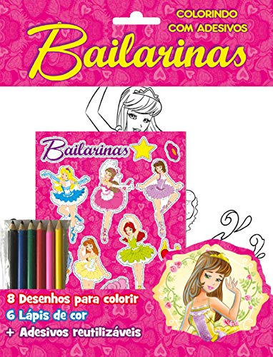 Bailarinas: colorindo com adesivos