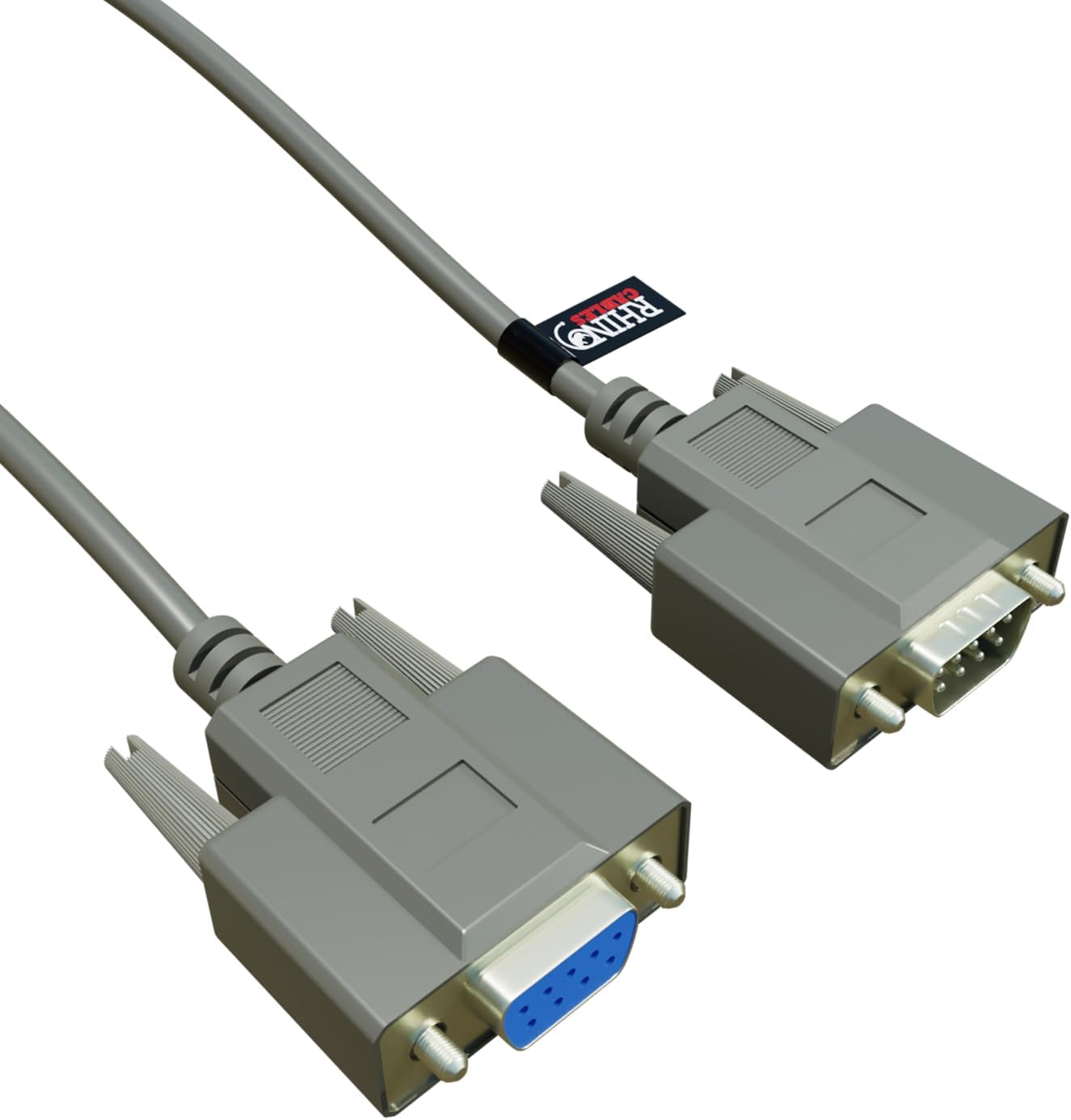 9 Pin Serial Extension Lead, Male to Female RS232 Cable for Computer EGA Monitor & TV Box - Computer, TV & Video Accessories (2m, 3m, 5m, 10m) (10m)