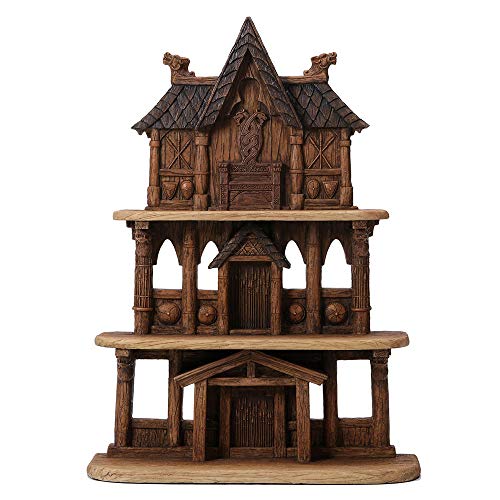 Veronese Design 16 Inch Nordic God Viking Temple Display Stand