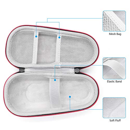 Case for Braun Series 3/ Series 5, 3040s, 3010S, 5018s, 5140s Electric Razor Shaver, Hard Travel Case Protective Cover Storage Bag (White interior)