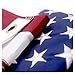 American Flag 2x3 ft - Long Lasting Heavyweight Nylon Built with Embroidered Stars - Sewn Stripes - Brass Grommets - UV Protection