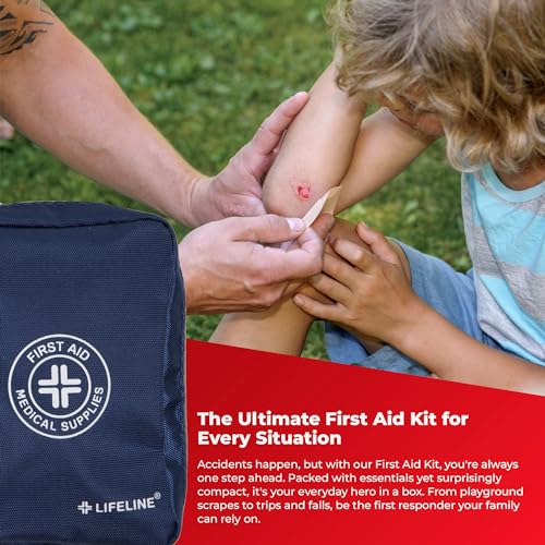 Image of First My Family 4-Person Emergency Survival Kit with LifeStraw Water Filter - Disaster Preparedness Backpack with Hurricane and Earthquake Supplies, 72 Hour Survival Gear