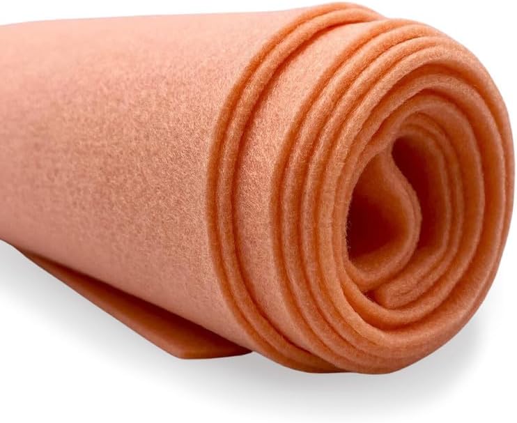 Ice Fabrics The Yard - Tela de fieltro para manualidades, 72 pulgadas de ancho y 0.063 in de grosor, tela de melocotón suave y duradera para