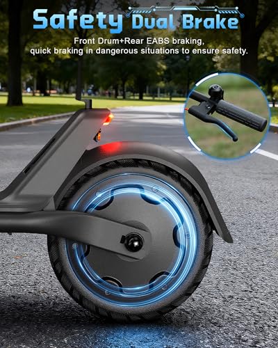MEGAWHEELS Electric Scooter for Adults with Suspension,