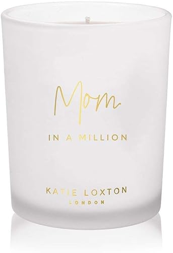 Katie Loxton Mom in A Million - Vela de cera de soja con aroma a pomelo y peonía rosa de 5.6 onzas
