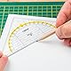JOLLY Geometrie-Dreieck, 16 cm, transparent, mit Griff, Winkelskala, Hilfslinien, stabil, aus Kunststoff, für Schule, Zeichnen, Rechnen, Geometrieunterricht