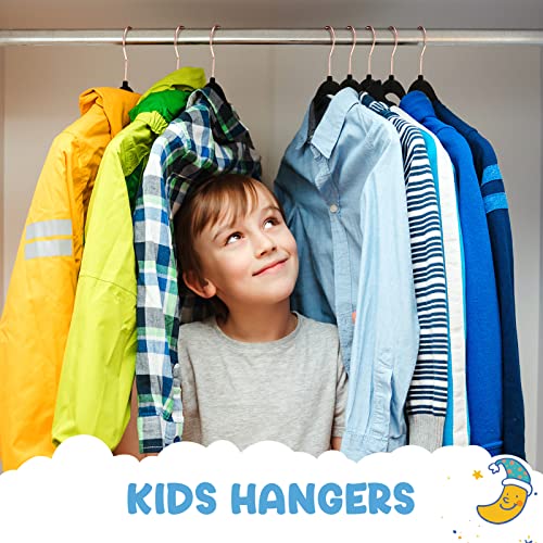 House Day Velvet Kids Hangers 60 Pack, Premium Childrens Hangers For Closet, Ultra Thin Cute Hangers Kids Clothes Hanger thumb #1