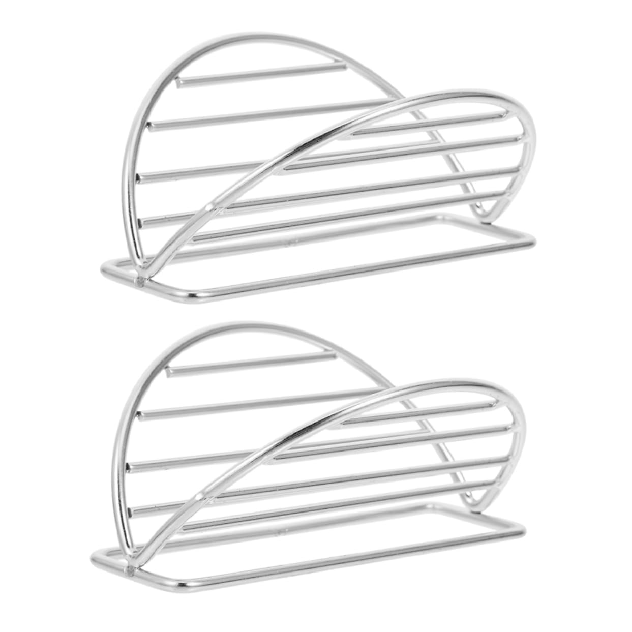 Amosfun Taco Ständer zum Backen und Servieren 2 Stück aus Edelstahl Praktisches Tablett Multifunktionaler Taco Halter für Eierbraten und Brotbacken