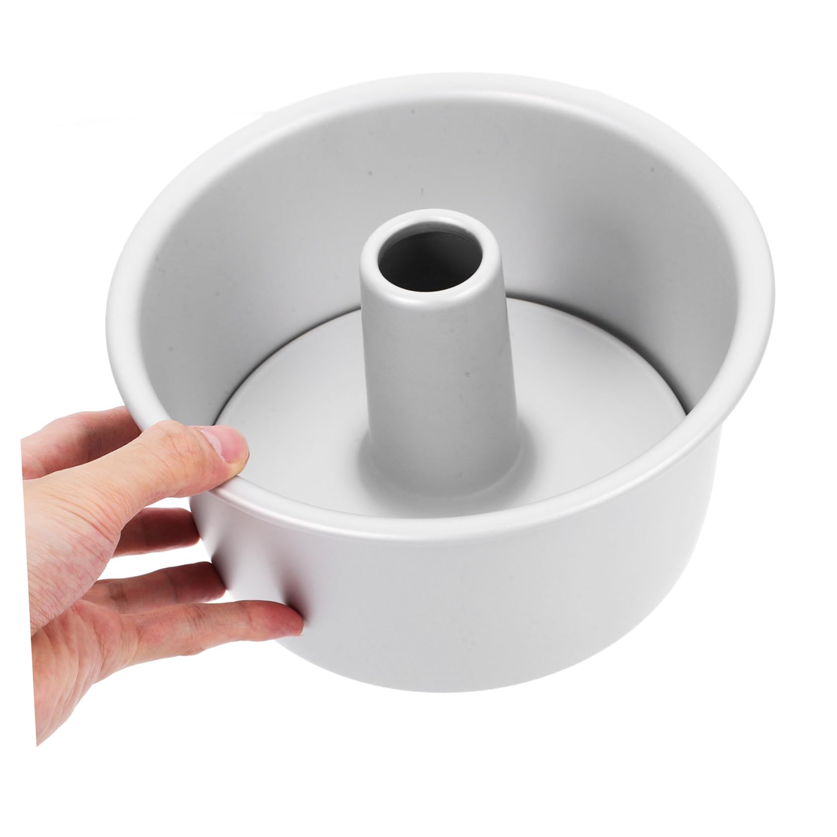 Teglia Rotonda per Torte in Lega di Alluminio con Fondo Rimovibile Antiaderente Stampo Chiffon Cake Resistente e Facile da Pulire per Dolci e Mousse