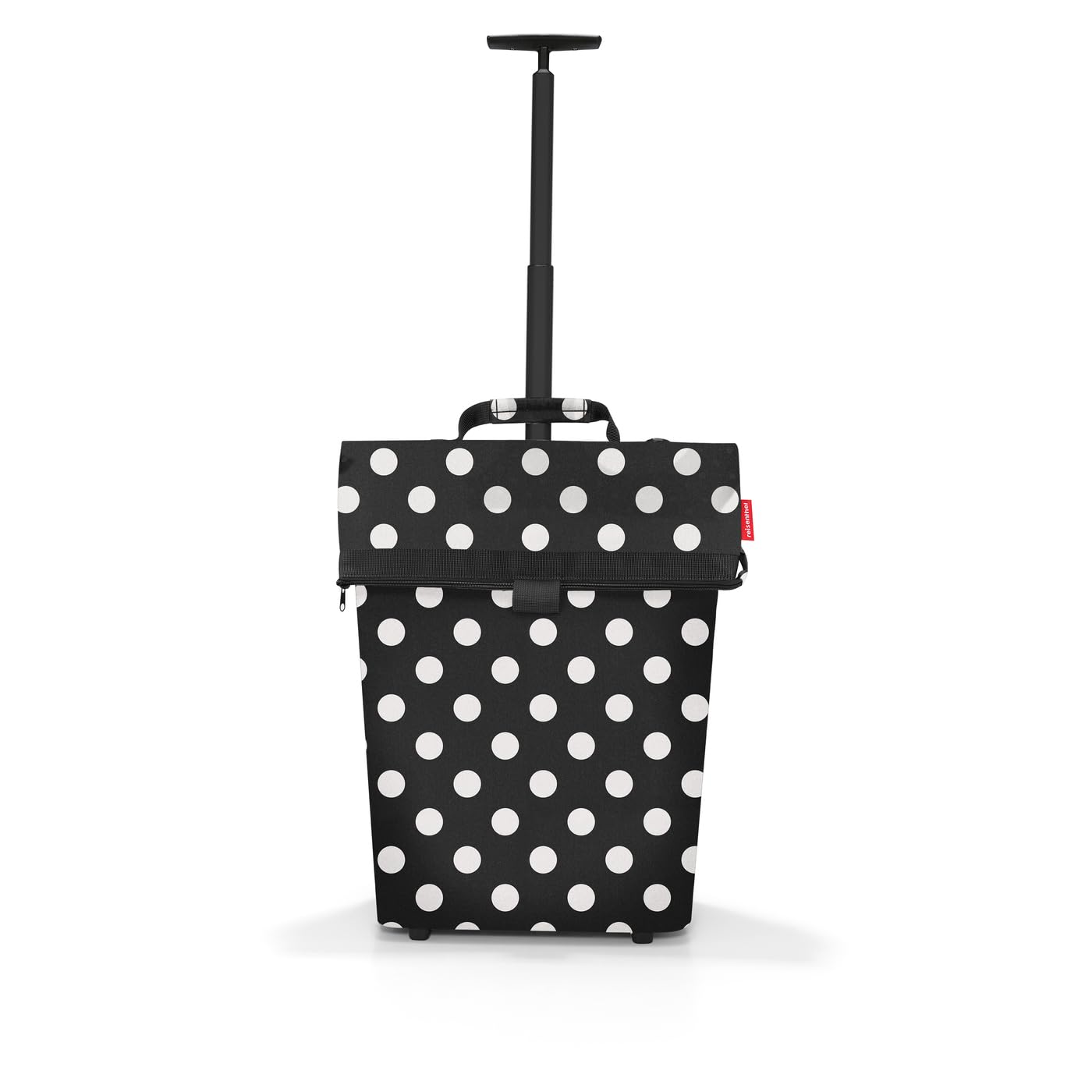 Reisenthel Trolley M Einkaufstrolley Einkaufsroller Einkaufskorb mit Rollen NT, Farbe:Dots White