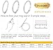 TOSGMY Gold Silver Rings for Women Non Tarnish 925 Sterling Silver Plated Rings Stackable Thin Gold Ring Dainty Ring Set Trendy Thumb Pinky Knuckle Ring Wedding Bands Promise Engagement Jewelry Rings Size 6 7 8 9 10 11
