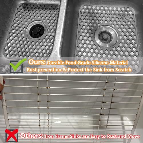 Protectores para Fregadero de Cocina de Silicona 2 Pzas miniatura 3